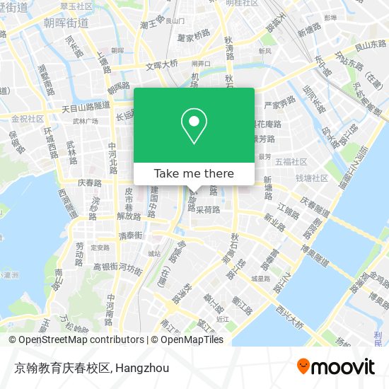 京翰教育庆春校区 map
