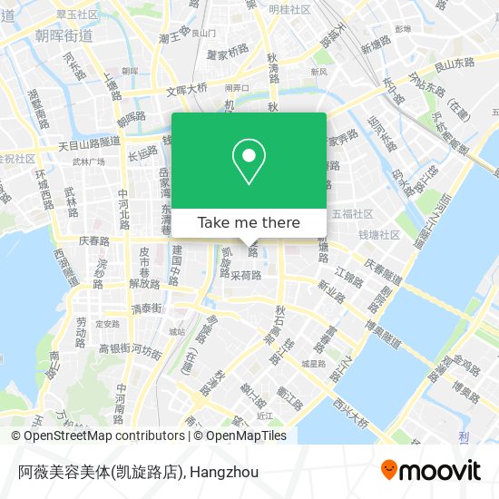 阿薇美容美体(凯旋路店) map