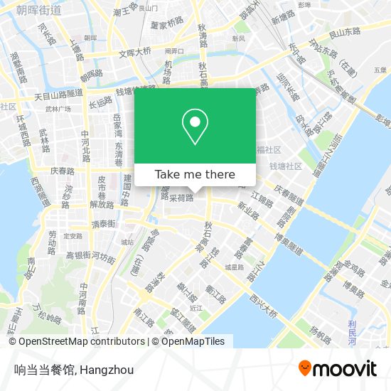 响当当餐馆 map