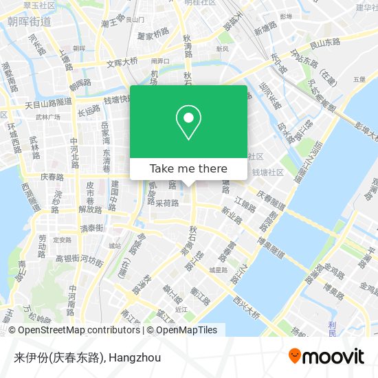 来伊份(庆春东路) map