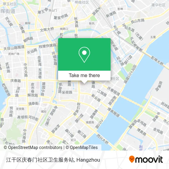 江干区庆春门社区卫生服务站 map