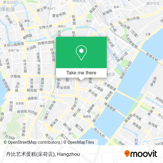 丹比艺术蛋糕(采荷店) map