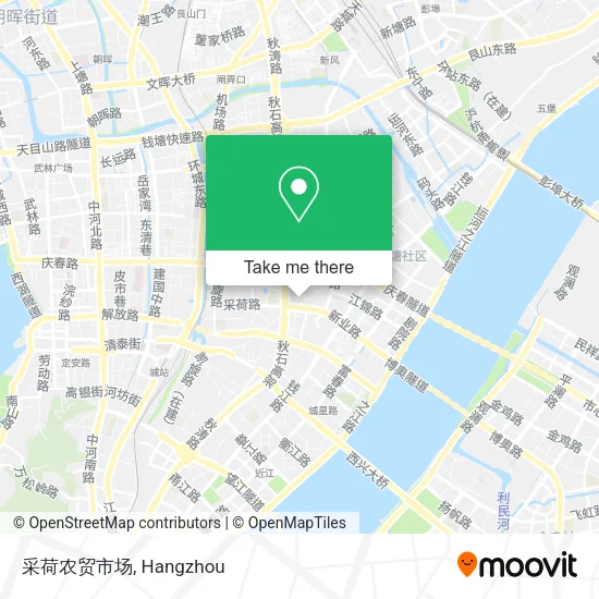 采荷农贸市场 map