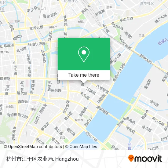 杭州市江干区农业局 map