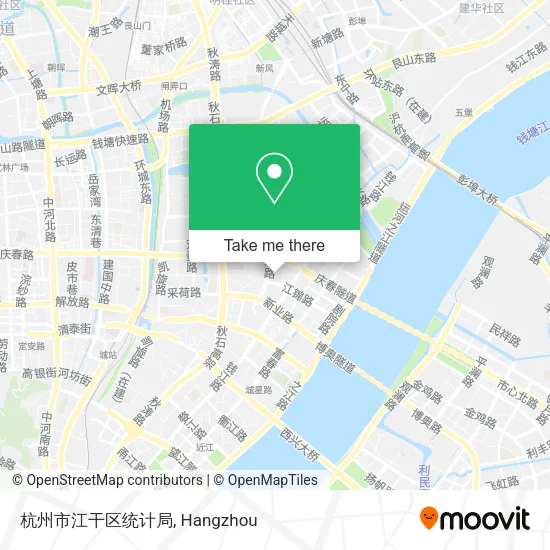 杭州市江干区统计局 map