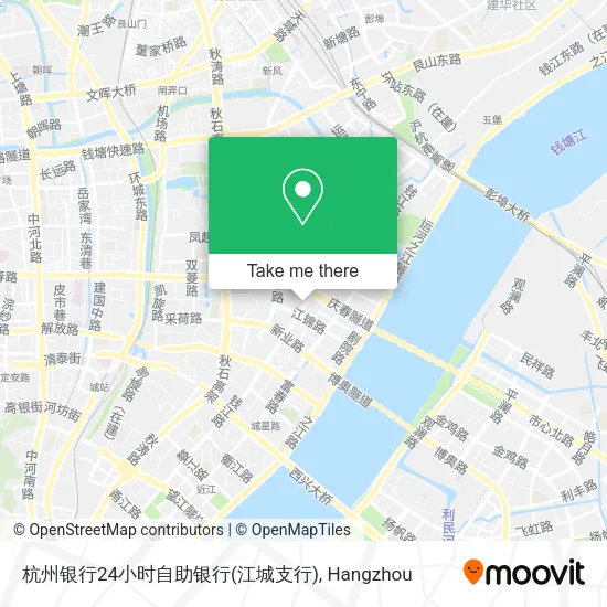 杭州银行24小时自助银行(江城支行) map