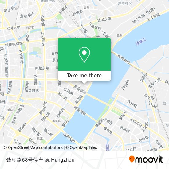 钱潮路68号停车场 map
