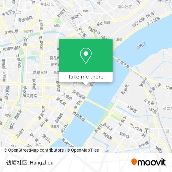 钱塘社区 map