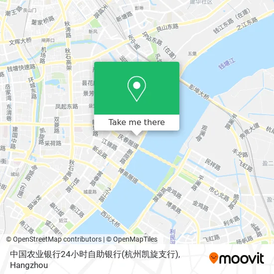 中国农业银行24小时自助银行(杭州凯旋支行) map