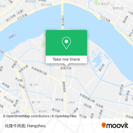 化隆牛肉面 map