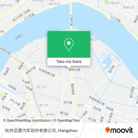 杭州启通汽车部件有限公司 map