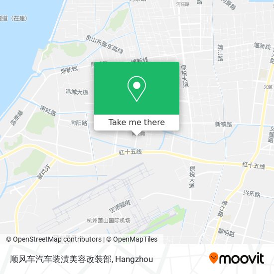 顺风车汽车装潢美容改装部 map