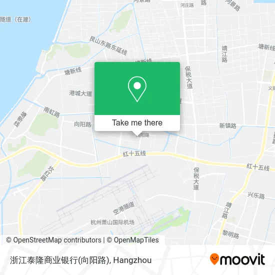 浙江泰隆商业银行(向阳路) map