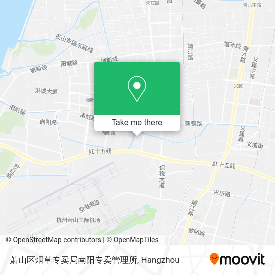 萧山区烟草专卖局南阳专卖管理所 map