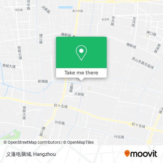 义蓬电脑城 map