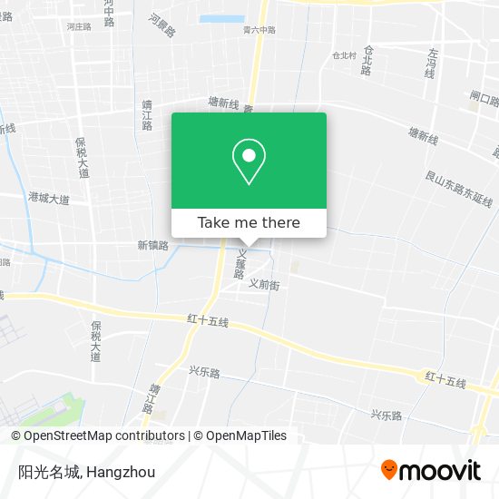 阳光名城 map