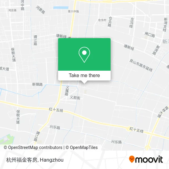 杭州福金客房 map