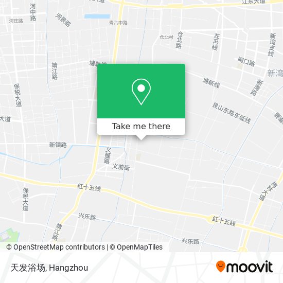 天发浴场 map