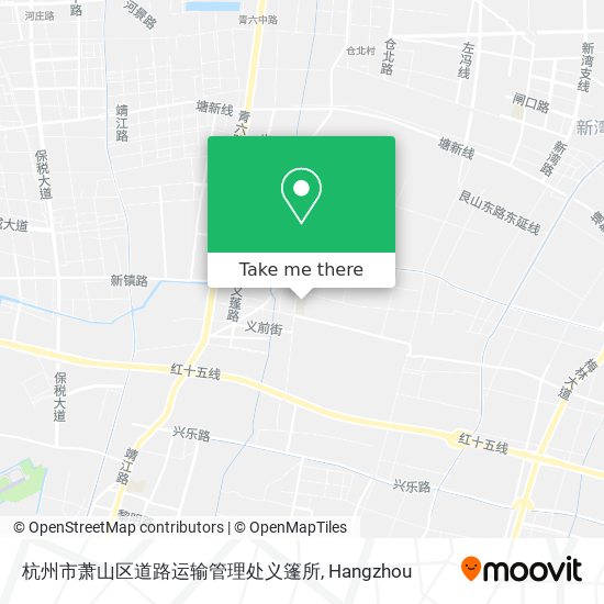 杭州市萧山区道路运输管理处义篷所 map