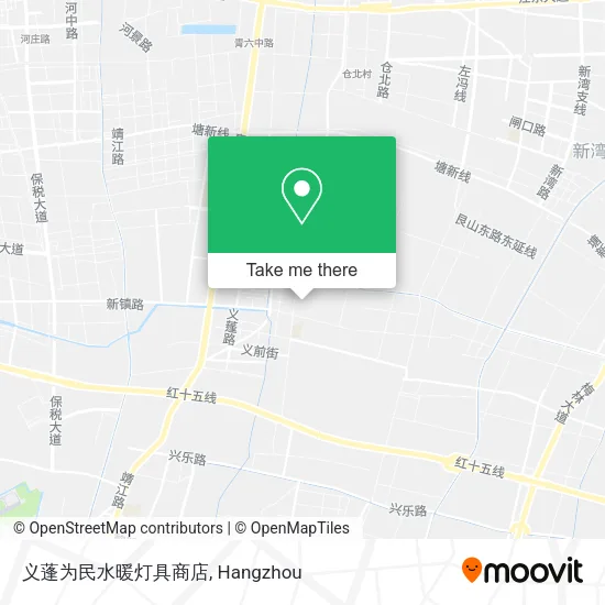 义蓬为民水暖灯具商店 map