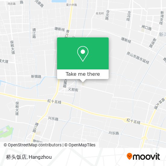 桥头饭店 map
