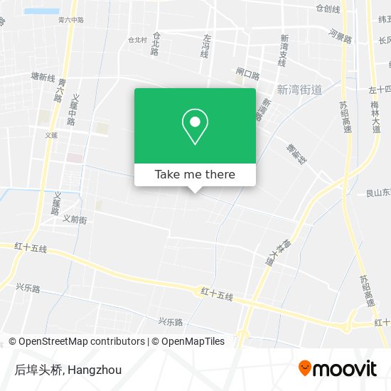 后埠头桥 map