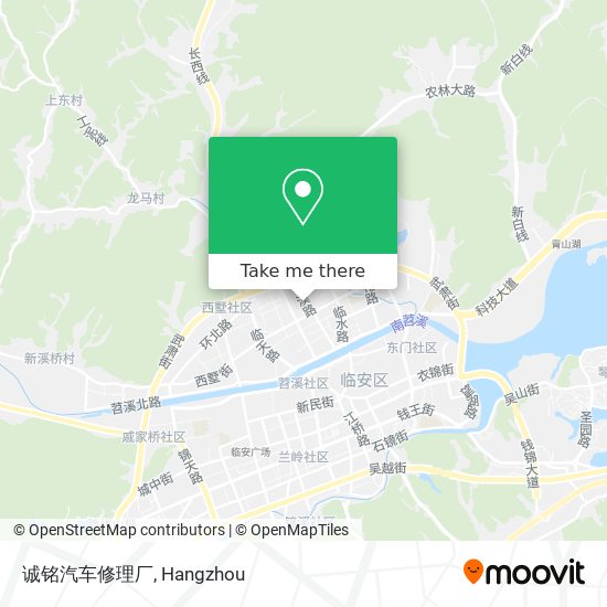 诚铭汽车修理厂 map