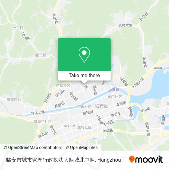 临安市城市管理行政执法大队城北中队 map