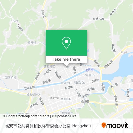 临安市公共资源招投标管委会办公室 map