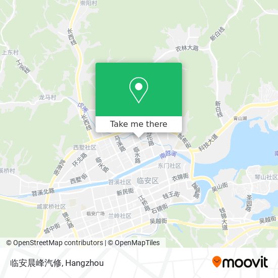 临安晨峰汽修 map