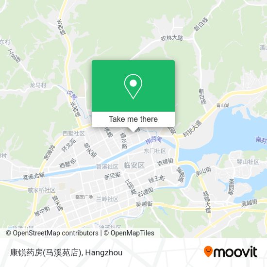 康锐药房(马溪苑店) map