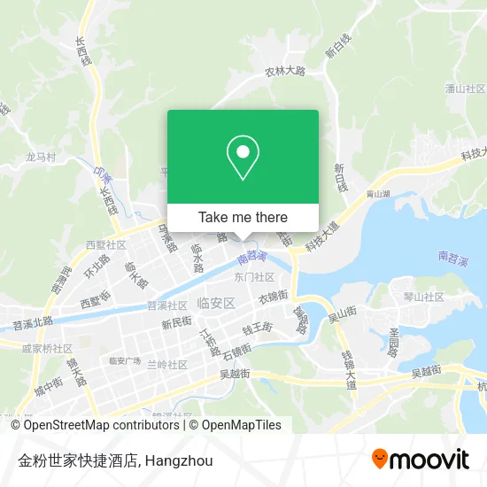 金粉世家快捷酒店 map