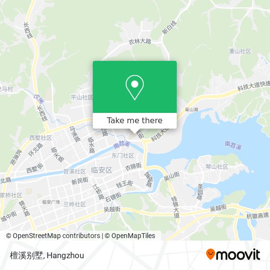 檀溪别墅 map