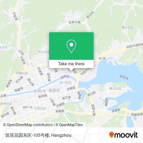 筑境花园东区-105号楼 map
