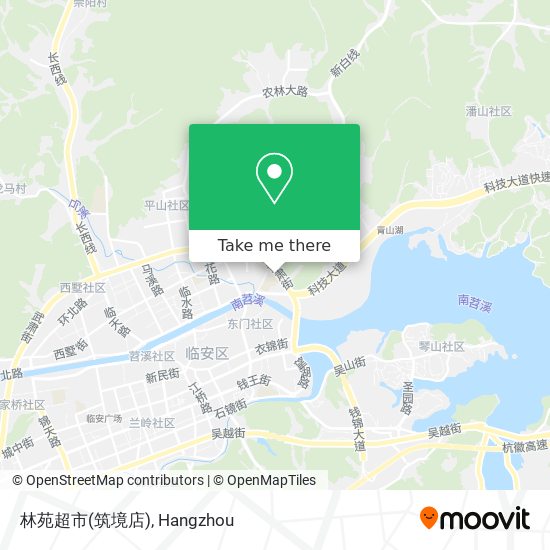 林苑超市(筑境店) map