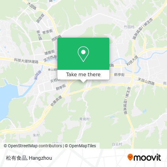 松有食品 map