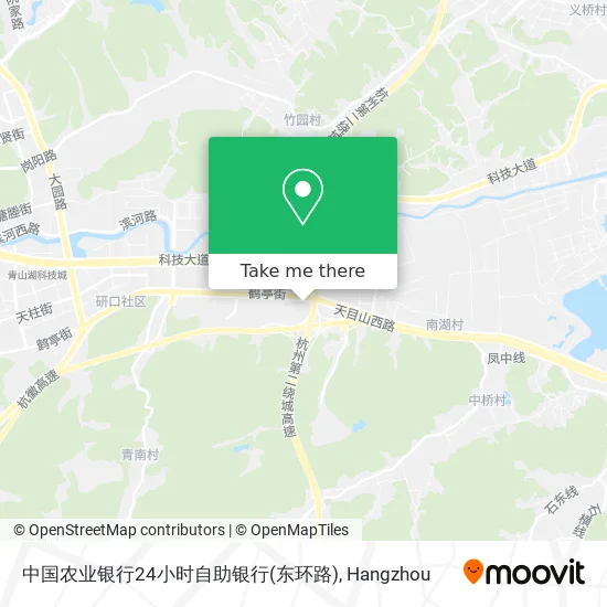 中国农业银行24小时自助银行(东环路) map
