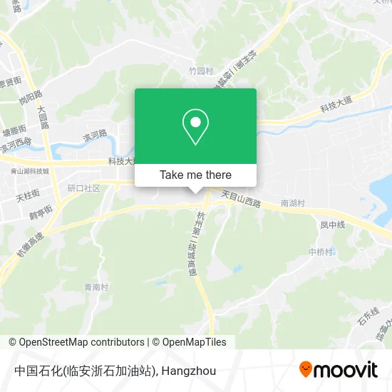 中国石化(临安浙石加油站) map