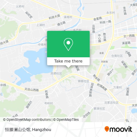 恒滕澜山公馆 map