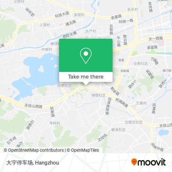 大宇停车场 map