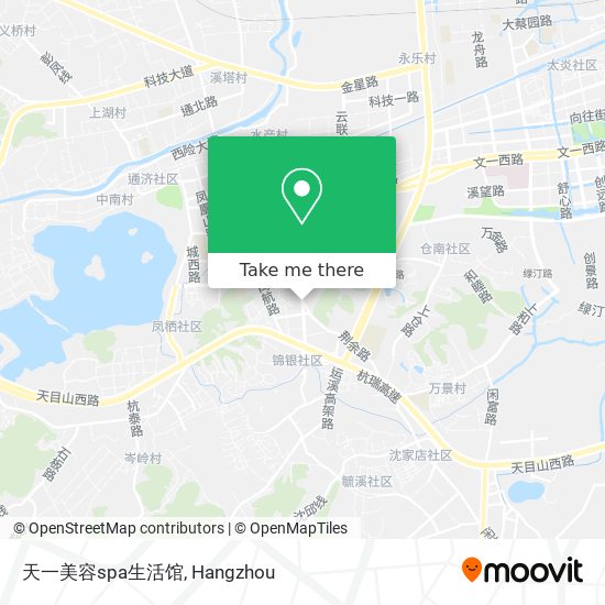 天一美容spa生活馆 map