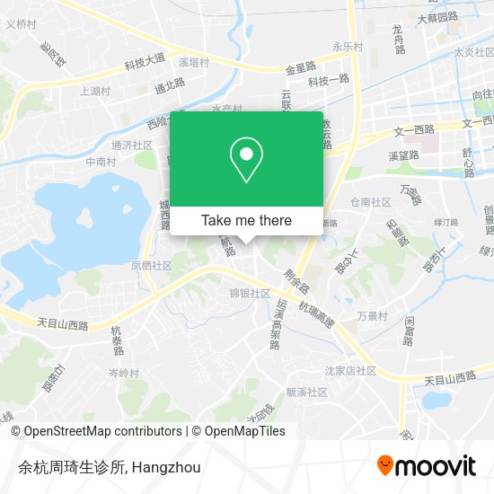 余杭周琦生诊所 map
