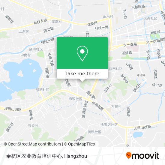 余杭区农业教育培训中心 map