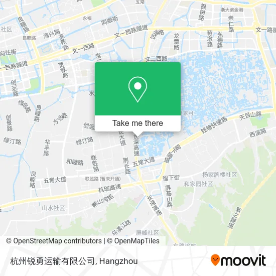 杭州锐勇运输有限公司 map