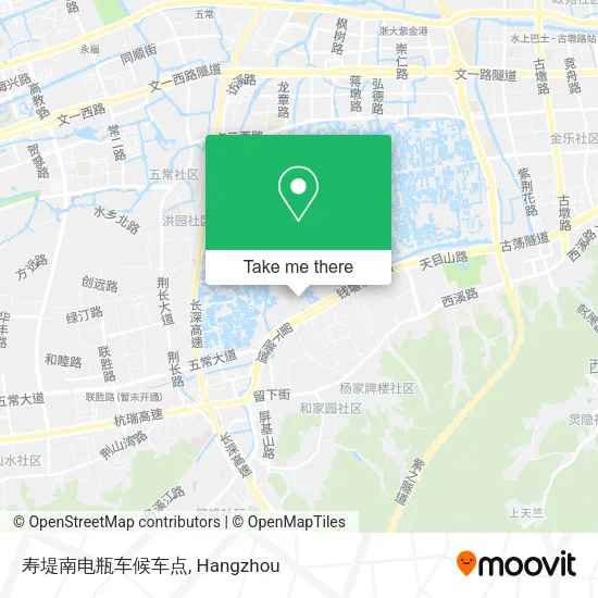 寿堤南电瓶车候车点 map