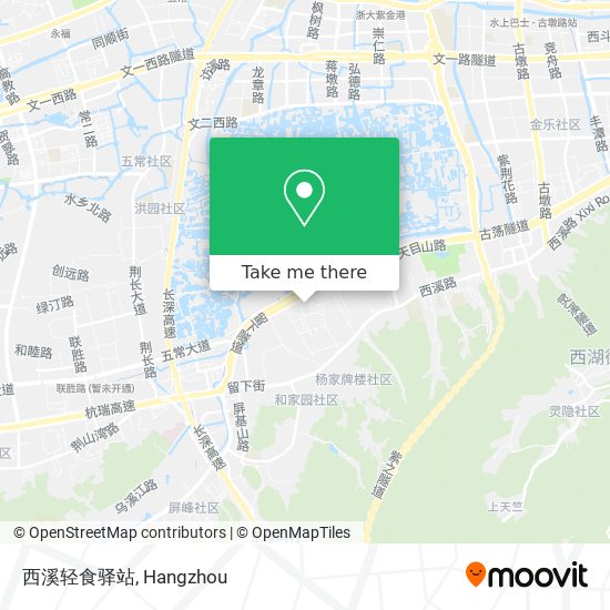 西溪轻食驿站 map