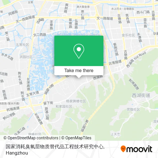 国家消耗臭氧层物质替代品工程技术研究中心 map