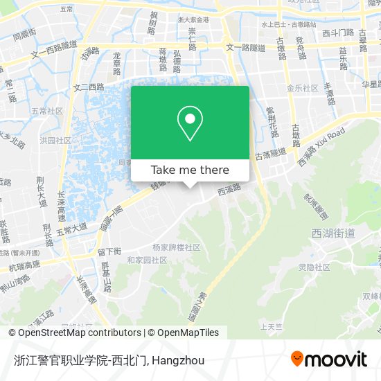 浙江警官职业学院-西北门 map