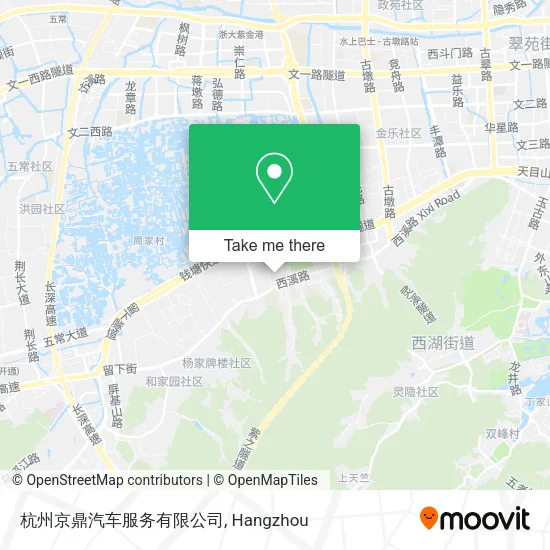 杭州京鼎汽车服务有限公司 map