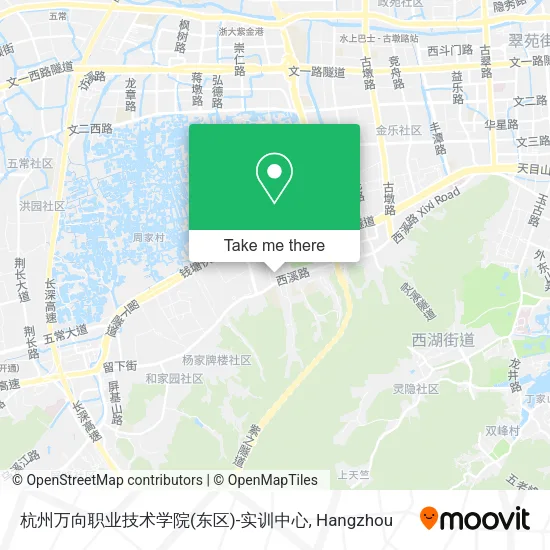 杭州万向职业技术学院(东区)-实训中心 map
